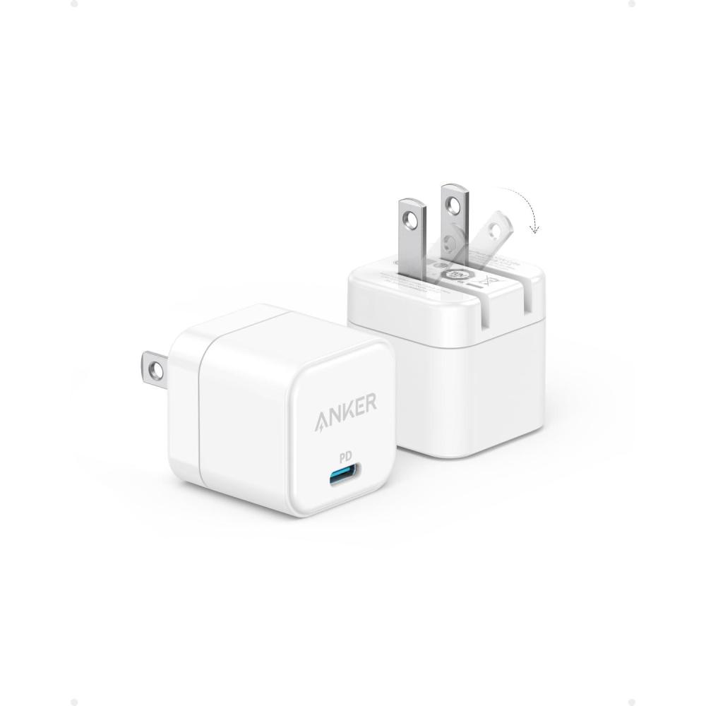 image2 Pack Anker USB C Charger with Foldable Plug 20W USB C Charger Block for iPhone 1615 and More Series Galaxy Pixel iPad Cable Not Included