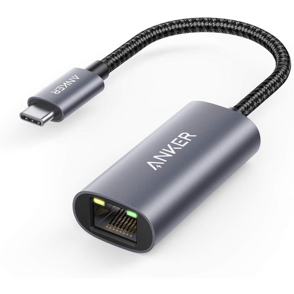 imageAnker USB C 30 to Ethernet Adapter Portable 1Gigabit Network Hub 101001000 Mbps for MacBook Pro iPad Pro 20192018 ChromeBook XPS Galaxy S9S8 and More