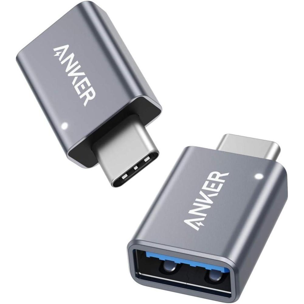 imageAnker USB C Adapter 2 Pack USB C to USB Adapter HighSpeed Data Transfer for MacBook Pro 2020 iPad Pro 2020 Samsung Notebook 9 Dell XPS and More Type C Devices