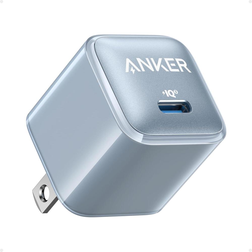 imageAnker USB C Charger Block 20W Nano Pro PIQ 30 Compact Fast Charger for iPhone 16151413 Series Galaxy Pixel 43 iPad Cable Not Includedhaze blue