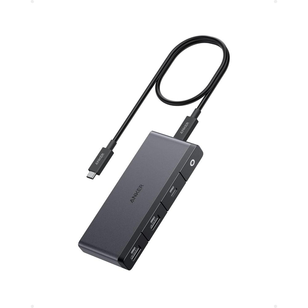imageAnker USB C Hub 8in1 USB4 Docking Station with 16ft Cable 10 Gbps Data Ports 8K HDMI and DisplayPort for Microsoft Surface Pro 8 HP EliteBook 850 G8 and More
