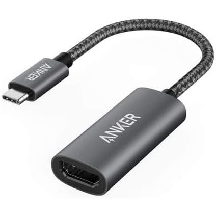imageAnker USB C to HDMI Adapter 4K60Hz 310 USBC Adapter 4K HDMI for MacBook Pro MacBook Air iPad Pro Pixelbook XPS Galaxy and MoreCompatible with Thunderbolt 3 Ports