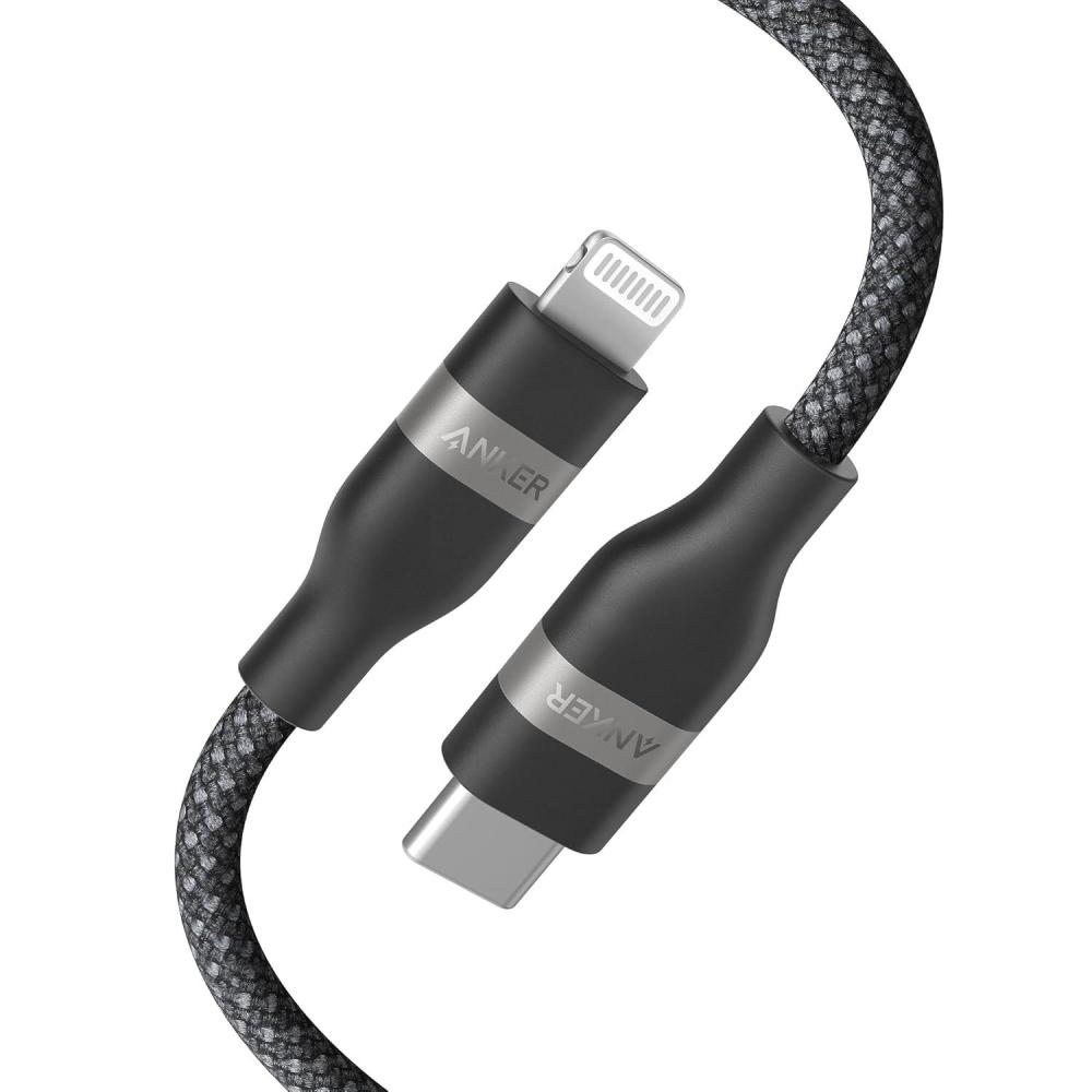 imageAnker USB C to Lightning Cable UpcycledBraided USB C to Lightning Cord UltraFast Charging Cable for iPhone 14131211 Series and More 6FT3FT