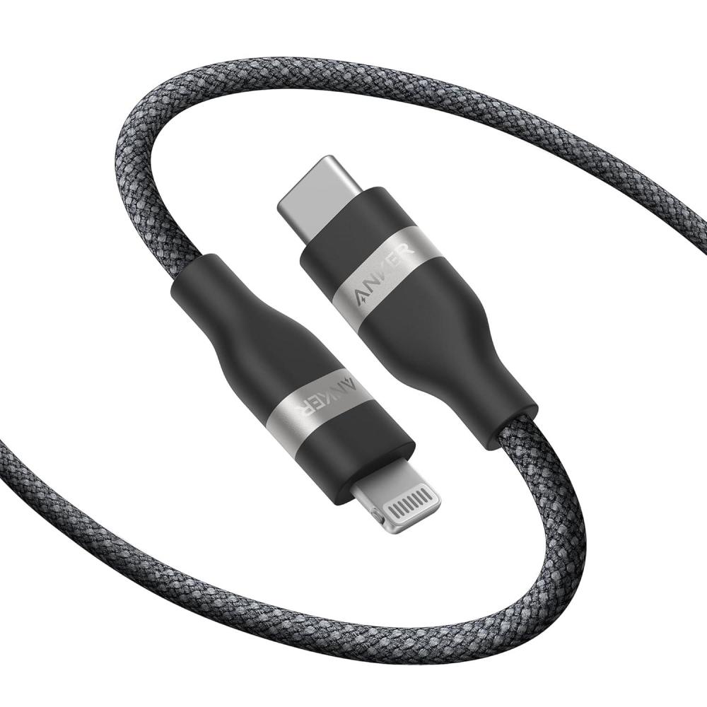imageAnker USB C to Lightning Cable UpcycledBraided USB C to Lightning Cord UltraFast Charging Cable for iPhone 14131211 Series and More 6FT6ft