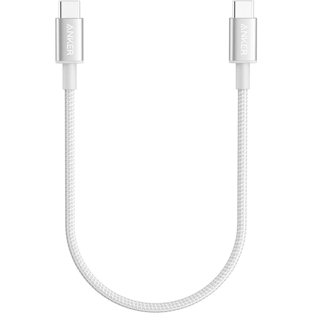 imageAnker USB C to USB C Cable TypeC 60W Fast Charging Cable 6FT 5Pack for iPhone 16 Series iPad mini 6 and More BlackSilver