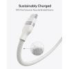 Anker Nano USB C Cable, 240W 6FT Flexible Multi-Color Braided Cord, Fast Charging Type C Charger for iPhone 16 Series, MacBook Pro and More(Black)(White)