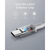 Anker USB C to USB C Cable (6FT, 2Pack), Type-C 100W Charger Cord Fast Charging for iPhone 16 Series,MacBook Pro 2020,Pixel and More(Silver)(Silver)