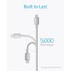Anker USB C to USB C Cable (6FT, 2Pack), Type-C 100W Charger Cord Fast Charging for iPhone 16 Series,MacBook Pro 2020,Pixel and More(Silver)(Silver)