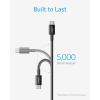 Anker USB C to USB C Cable, Type-C Charging Cord Fast Charge(10FT,100W), for iPhone 16/16 pro, MacBook and More(Black)(Black)