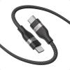 Anker Nano USB C Cable, 240W 6FT Flexible Multi-Color Braided Cord, Fast Charging Type C Charger for iPhone 16 Series, MacBook Pro and More(Black)(Black)