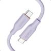 Anker USB C Cable, 100W Type C Flow Cord, Fast Charging for iPhone 16 Series, MacBook Pro 2020, and More (USB 2.0, 6FT, Black)(Purple)