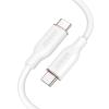 Anker USB C Cable, 100W Type C Flow Cord, Fast Charging for iPhone 16 Series, MacBook Pro 2020, and More (USB 2.0, 6FT, Black)(White)