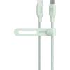 Anker USB C Cable, 240W Bio-Braided Type C Fast Charge Cord for iPhone 16/16 Pro, MacBook Pro 2020, iPad Pro,and More(USB 2.0, 10FT, Ice Lake Blue)(Green)