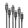 Anker USB C to USB C Cable, Type-C Charging Cord Fast Charge(10FT,100W), for iPhone 16/16 pro, MacBook and More(Black)(Black)
