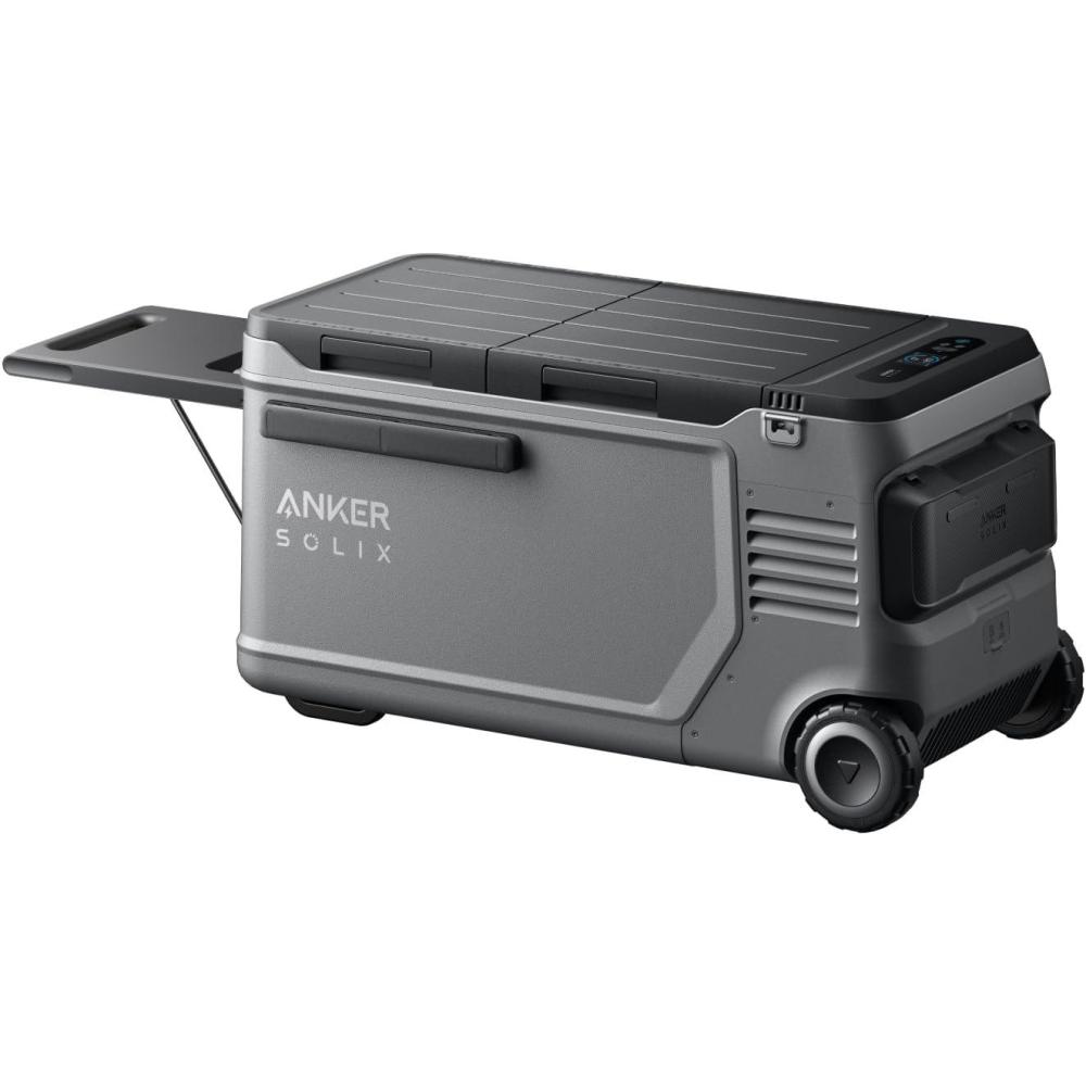 imageAnker SOLIX EverFrost 2 58L Cooler 61 qt Car Refrigerator Electric Cooler with 288Wh Battery Powered by ACDC or Solar for Camping Travel and Fishing 4 to 68 Only 1 Battery IncludedEverFrost 2 58L