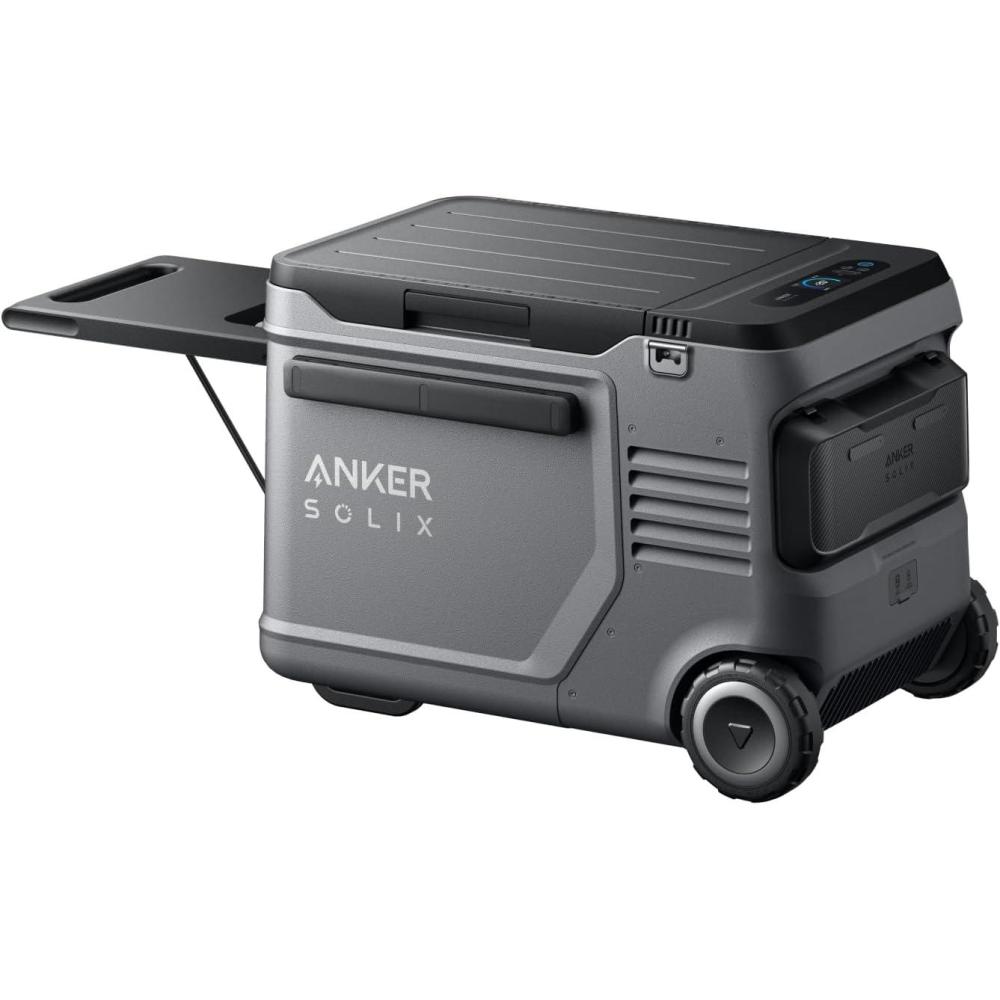 imageAnker SOLIX EverFrost 2 58L Cooler 61 qt Car Refrigerator Electric Cooler with 288Wh Battery Powered by ACDC or Solar for Camping Travel and Fishing 4 to 68 Only 1 Battery IncludedEverFrost 2 40L