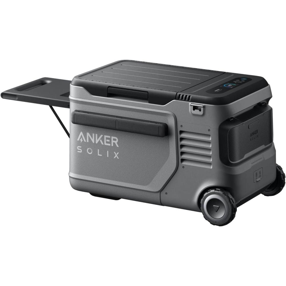 imageAnker SOLIX EverFrost 2 58L Cooler 61 qt Car Refrigerator Electric Cooler with 288Wh Battery Powered by ACDC or Solar for Camping Travel and Fishing 4 to 68 Only 1 Battery IncludedEverFrost 2 23L