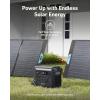 Anker SOLIX F2600 Solar Generator, 2560Wh Portable Power Station with LiFePO4 Batteries and 400W Solar Panel, GaNPrime Technology, 4 AC Outlets Up to 2400W for Home, Power Outages, Camping, and RVs