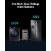 Anker SOLIX F3800 120V/240V Home Backup Kit, 3840Wh Portable Power Station with Transfer Switch Kit, 6000W AC Output, Solar Generator for Home Use, RV, Emergencies, Power Outages, Outdoor Camping(7.68kWh Home Backup Kit)