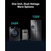 Anker SOLIX F3800 120V/240V Home Backup Kit, 3840Wh Portable Power Station with Transfer Switch Kit, 6000W AC Output, Solar Generator for Home Use, RV, Emergencies, Power Outages, Outdoor Camping(3.84kWh Home Backup Kit)