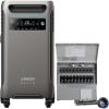 Anker SOLIX F3800 120V/240V Home Backup Kit, 3840Wh Portable Power Station with Transfer Switch Kit, 6000W AC Output, Solar Generator for Home Use, RV, Emergencies, Power Outages, Outdoor Camping(3.84kWh Home Backup Kit)