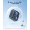 Anker Nano USB C Charger Block, Ultra-Fast 70W Output 3-Port Type C Charger, Fast Charging, Compact and Stylish, for iPhone 16/15 Series, MacBook, iPad, Pixel, Galaxy, and More (White, Cable Included)(White)