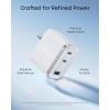Anker Nano USB C Charger Block, Ultra-Fast 70W Output 3-Port Type C Charger, Fast Charging, Compact and Stylish, for iPhone 16/15 Series, MacBook, iPad, Pixel, Galaxy, and More (White, Cable Included)(Black)