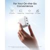 Anker Nano USB C Charger Block, Ultra-Fast 70W Output 3-Port Type C Charger, Fast Charging, Compact and Stylish, for iPhone 16/15 Series, MacBook, iPad, Pixel, Galaxy, and More (White, Cable Included)(White)