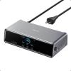 Anker Prime Docking Station (DL7400), 14-Port Triple Display with DisplayLink, 140W Max USB-C Port, Smart Display and Built-In Cooling Fan, Up to 8K, For macOS and Windows, DisplayLink Driver Required