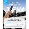 Anker Prime MagSafe Car Mount Charger, Qi2 25W Certified Wireless Car Charger with TEC Cooling, Strong Magnets, Air Vent Mount for iPhone 17-12 Series (Check Vent Compatibility, Includes 60W Adapter)(A2932)