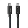 Anker Prime Thunderbolt 5 Cable, 1.7 FT USB C to USB C Cable, 240W Charging, 80Gbps Data Transfer, Up to 120Gbps Bandwidth, 8K/4K Displays, for iPhone 16, MacBook, and More (Thunderbolt 5-Certified)(1.7FT)