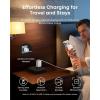 Anker Nano USB C Charger Block, 35W Max 2-Port Compact Charger with Durable Built-in Anker InstaCord Retractable Cable, with iPhone 17/16/15 Series, iPad, and More(White,Non-Battery)(White)