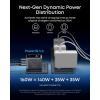 Anker Prime Charger, 160W 3-Port Compact USB C GaN Charger Block, Smart Display and Touch Control, 140W Max Charging via Any Single Port, for MacBook, Laptop, iPhone 17/16/15 Series, iPad, and More