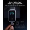 Anker Prime Charger, 160W 3-Port Compact USB C GaN Charger Block, Smart Display and Touch Control, 140W Max Charging via Any Single Port, for MacBook, Laptop, iPhone 17/16/15 Series, iPad, and More
