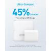 Anker USB C Charger Block, 33W 2 Port Compact Charger with Foldable Plug for iPhone 17/16 Series, Galaxy, and More (Cable Not Included, White)(White)