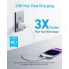 Anker USB C Charger Block, 33W 2 Port Compact Charger with Foldable Plug for iPhone 17/16 Series, Galaxy, and More (Cable Not Included, White)(White)
