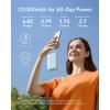 Anker Power Bank, 20,000mAh 30W Max Fast Portable Charger with Built-in USB-C and MFi Certified Lightning Cables, USB-C&A, Battery Pack for iPhone 17/16/15/14 Series, MacBook, Galaxy(C+L cable(Black))