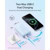 Anker Zolo Power Bank, 20,000mAh 30W High-Speed Portable Charger with Built-in C Cable, USB-C&A, Battery Pack for iPhone 16/15/15 Pro/15 Pro Max/15 Plus, MacBook, Galaxy, and More