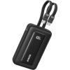 Anker Power Bank, 20,000mAh 30W Max Fast Portable Charger with Built-in USB-C and MFi Certified Lightning Cables, USB-C&A, Battery Pack for iPhone 17/16/15/14 Series, MacBook, Galaxy(C+C cable(Black))