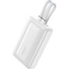 Anker Power Bank, 20,000mAh 30W Max Fast Portable Charger with Built-in USB-C and MFi Certified Lightning Cables, USB-C&A, Battery Pack for iPhone 17/16/15/14 Series, MacBook, Galaxy(C+L cable(White))