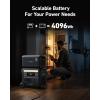Anker SOLIX F2000 Portable Power Station, PowerHouse 767, 2048Wh GaNPrime Solar Generator with 200W Solar Panel, LiFePO4 Batteries, 4 AC Outlets Up to 2400W for Home, Power Outage, Outdoor Camping(Anker SOLIX F2000)
