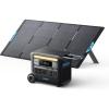 Anker SOLIX F2000 Portable Power Station, PowerHouse 767, 2048Wh GaNPrime Solar Generator with 200W Solar Panel, LiFePO4 Batteries, 4 AC Outlets Up to 2400W for Home, Power Outage, Outdoor Camping(Anker SOLIX F2000+1*400W Solar Panel)