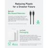 Anker 543 USB C to USB C Cable(240W,6FT),Bio-Based Charging Cable for iPhone 16/15 Series,MacBook Pro 2020, iPad Air 4 and More(USB 2.0,Phantom Black)