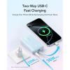Anker Zolo Power Bank (2025 Upgraded Version), 20,000mAh 30W High-Speed Portable Charger with Built-in USB-C Cable, Battery Pack for iPhone 17/16 / 15 Series, Galaxy, and More(Blue)