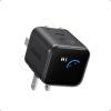 Anker Smart Display Charger,Anker Nano 45W Fast Charging USB C Wall Charger with Smart Recognition,Built-in Care Mode,180° Foldable Plug,for iPhone 17/16/15 Series,Apple Watch(Black,No Cable Included)(Black)