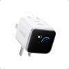 Anker Smart Display Charger,Anker Nano 45W Fast Charging USB C Wall Charger with Smart Recognition,Built-in Care Mode,180° Foldable Plug,for iPhone 17/16/15 Series,Apple Watch(Black,No Cable Included)(White)