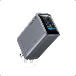 Anker Prime Charger, 100W 3-Port GaN USB C Charger Block, Foldable and Compact for MacBook, iPad, iPhone 17 Series, Galaxy S24/S23, and More