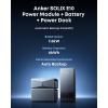 Anker SOLIX E10 with Power Dock and Extra Battery, 12kWh Expandable to 90kWh, 10kW Turbo Output, 200A Whole-Home Automatic Backup, ≤20ms Switchover, Reduce Bills, NEMA 4 & NEMA 3R(E10+Power Dock)