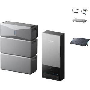 Anker SOLIX E10 with Power Dock and Extra Battery, 12kWh Expandable to 90kWh, 10kW Turbo Output, 200A Whole-Home Automatic Backup, ≤20ms Switchover, Reduce Bills, NEMA 4 & NEMA 3R(E10+B6000 Battery+Power Dock)