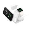 Anker Prime 3-in-1 Charging Station, AirCool Wireless Charger, Qi2 25W Certified Palm-Sized Foldable MagSafe Charger Compatible with iPhone 17, Apple Watch, AirPods (Non-Battery, with Adapter)(Radiant White)